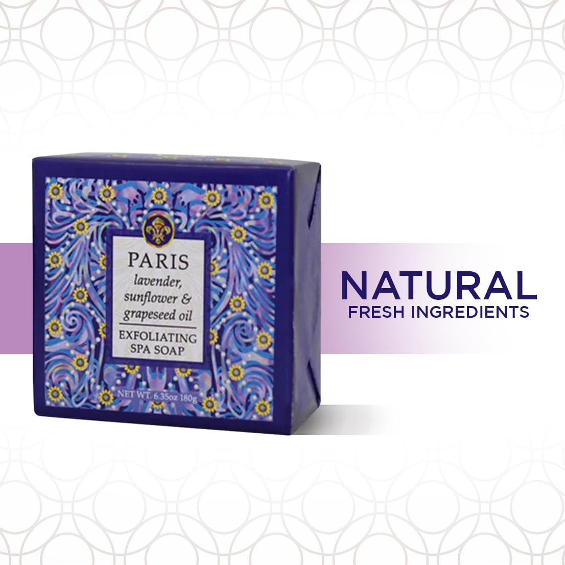 Greenwich Bay Trading Company Destination Collection: Paris (6.35oz Soap Square) Beauty & Personal Care Greenwich Bay Trading Company