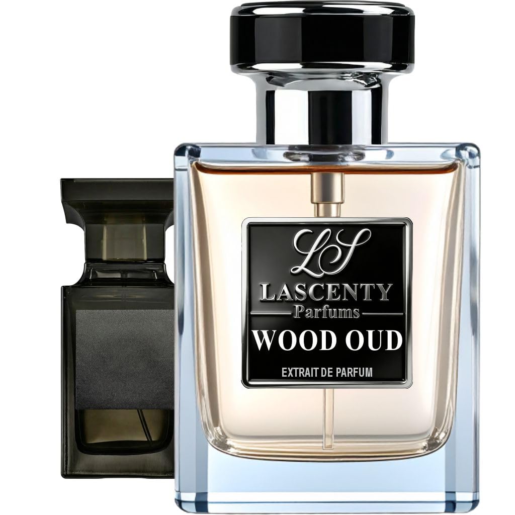 LaScenty WOOD OUD Inspired by Oud Wood cologne for Men & perfume for Women (50ml) | Extrait de Parfum | Long-Lasting Cologne | Oud Amber Woody Scent | Beauty & Personal Care LaScenty