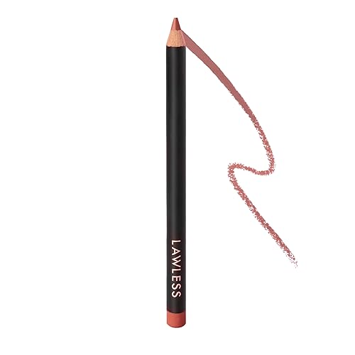 Lawless Forget the Filler Definer Liner - Pink Sand - Premium Lip Liner with Natural Ingredients to Provide a Smooth Look with a Satin Finish, Clean Beauty & Personal Care Lawless