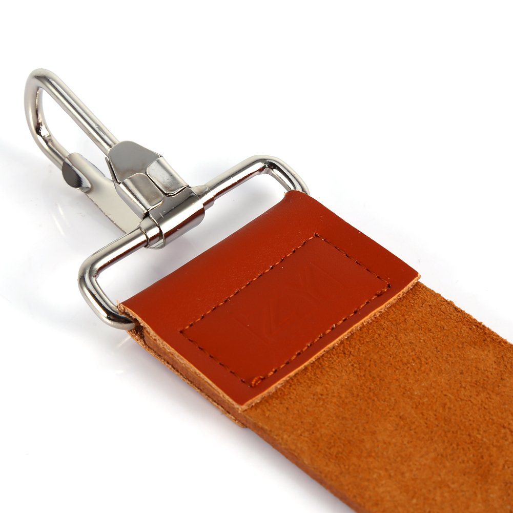 Straight Strops, Leather Strop Genuine Leather Strop Strap Barber Straight Shave Sharpener Sharpening Belt, L Leather Strop For Barber Hair Straight Beauty and Personal Care Zerone