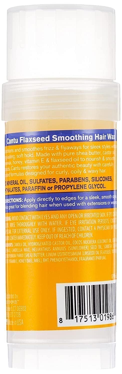 Cantu Flaxseed Smoothing Hair Wax with Shea Butter, Beeswax, Honey & Coconut Oil 2 oz Beauty & Personal Care Cantu