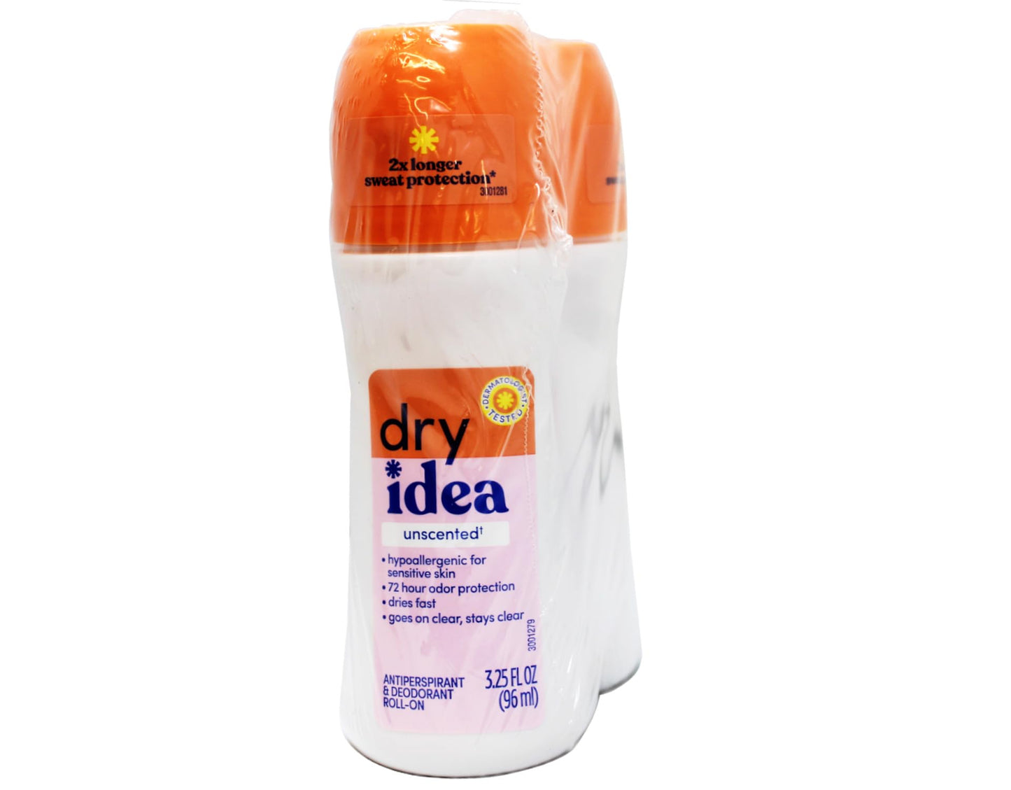 Dry Idea Antiperspirant & Deodorant Roll-On Unscented 3.25 fl oz (Pack of 2) Beauty and Personal Care Dry Idea