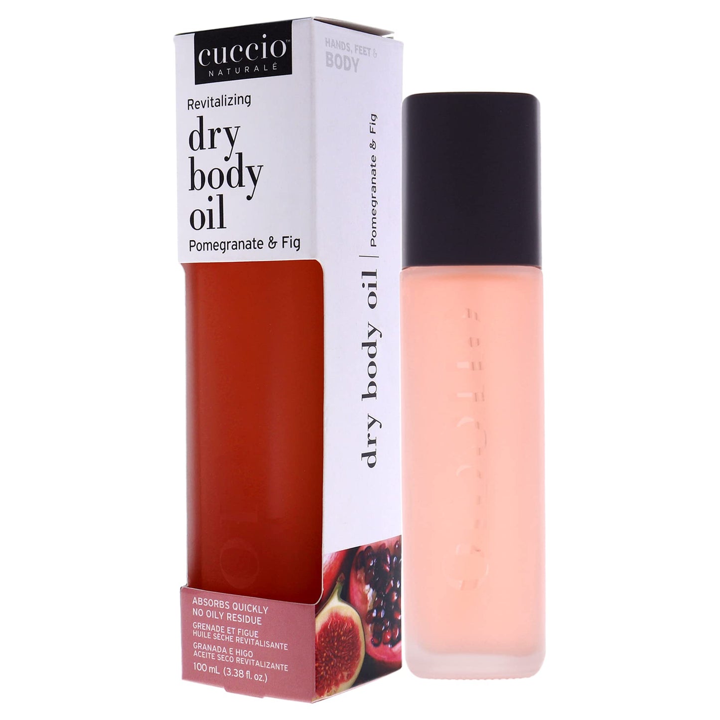 Revitalizing Dry Body Oil - Pomegranate and Fig by Cuccio Naturale for Unisex - 3.38 oz Oil Beauty & Personal Care Cuccio