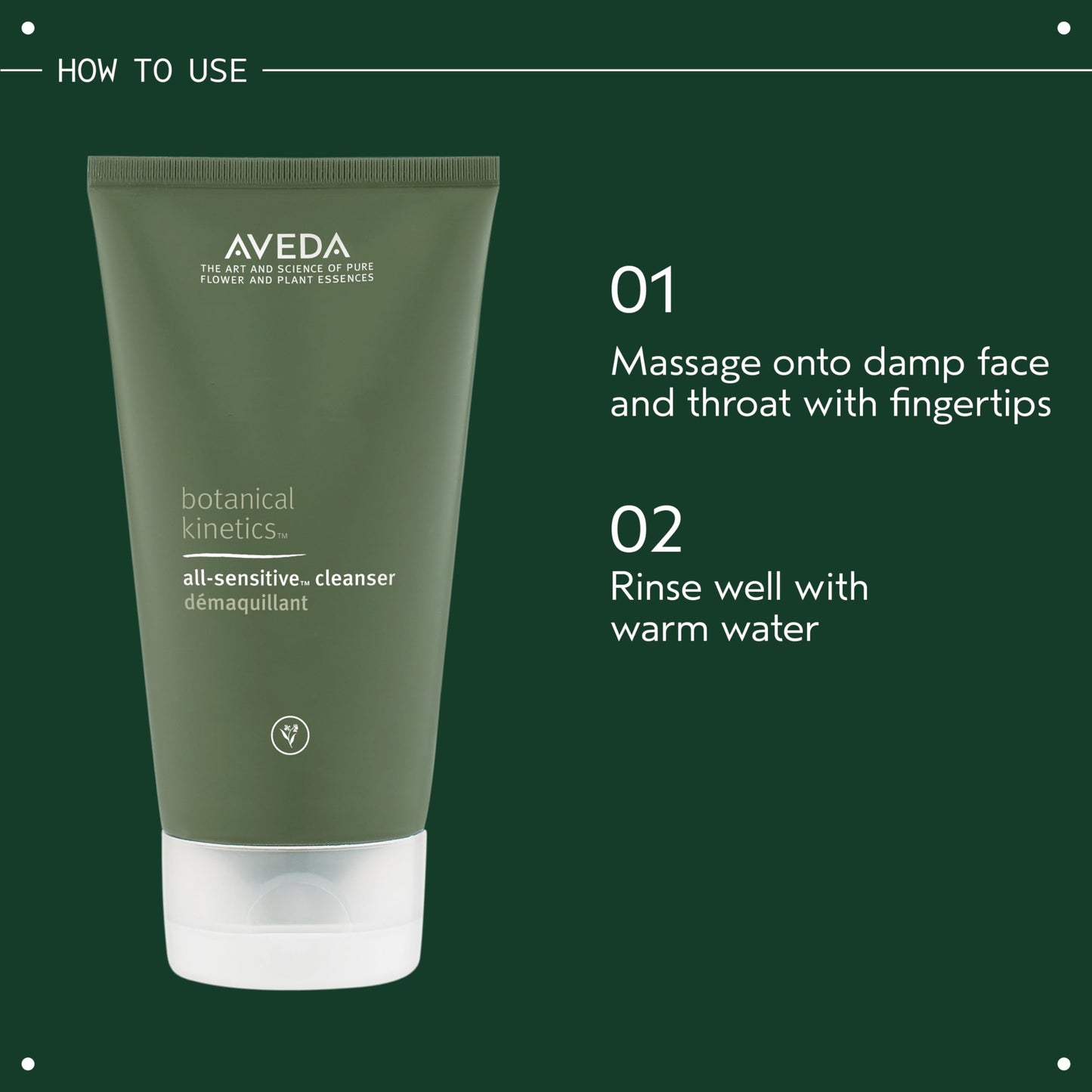 Aveda Botanical Kinetics All-Sensitive Cleaner | Gentle Facial Cleanser for Sensitive Skin | Fragrance Free | with Olive and Coconut Oil | 98% Beauty & Personal Care Aveda