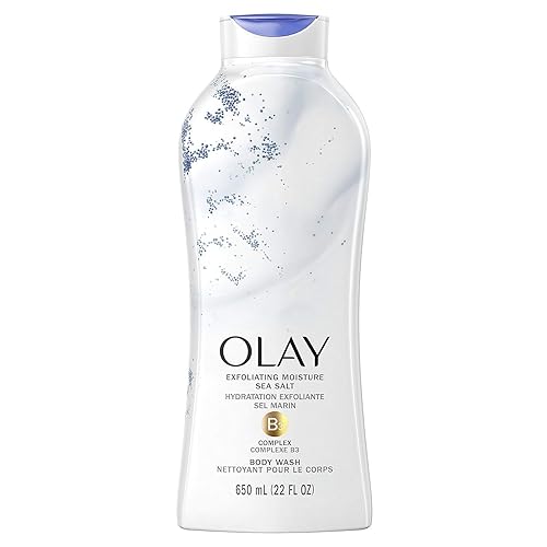 Olay Daily Exfoliating with Sea Salts Body Wash, 22 Fl Oz (Pack of 1) Beauty & Personal Care Olay