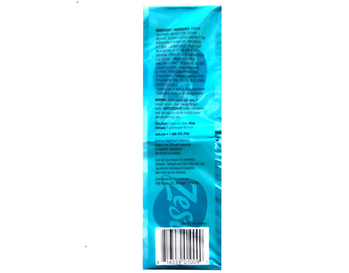 Zest Aqua Bar Soap 4 Ounce Bars, 16-Count Beauty & Personal Care Zest
