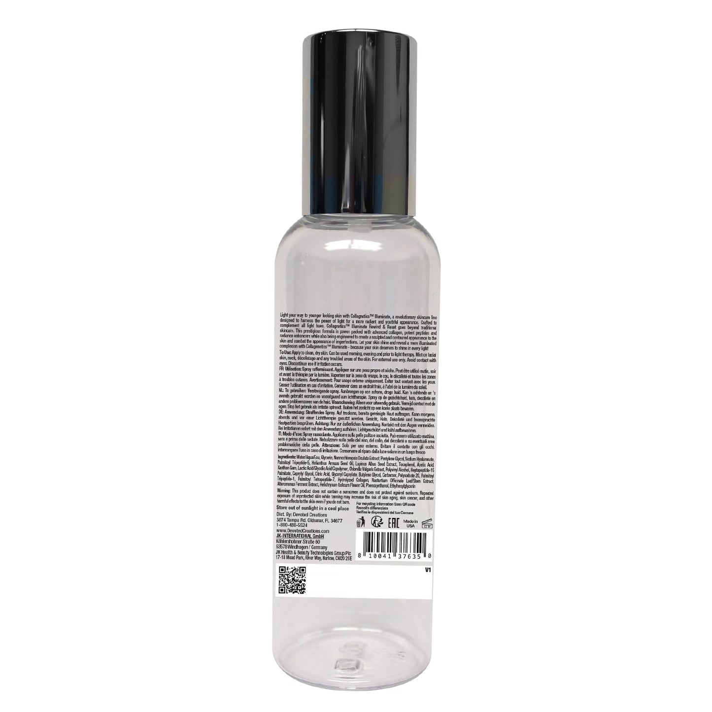 Devoted Creations Collagenetics Illuminate Rewind & Reset - Skin Contouring Hydrating and Energy Optimizing Spray Beauty & Personal Care Devoted Creations