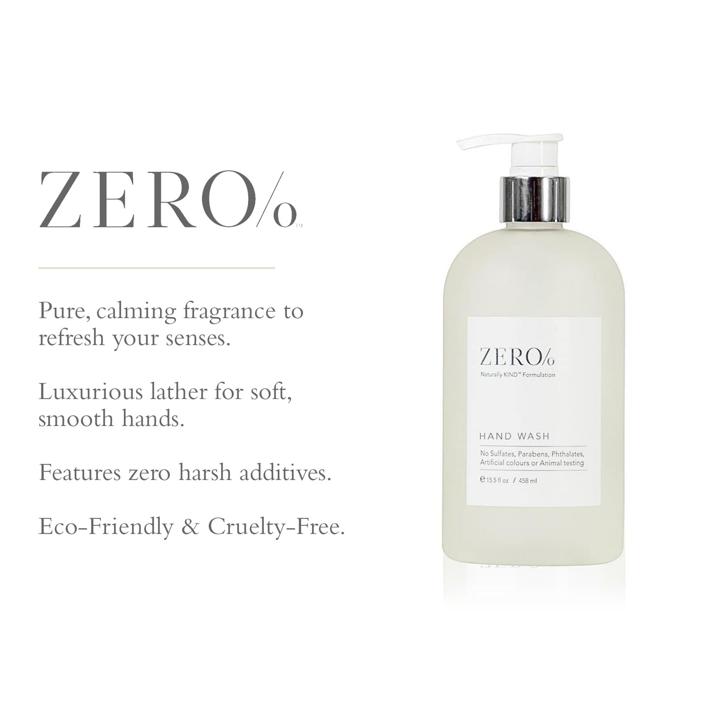 Gilchrist & Soames Zero% Unisex Hand Wash - Naturally Kind Sulfate, Paraben & Cruelty-Free Soap, Refreshing Botanical Scent Infused with Glycerin Beauty & Personal Care Gilchrist & Soames