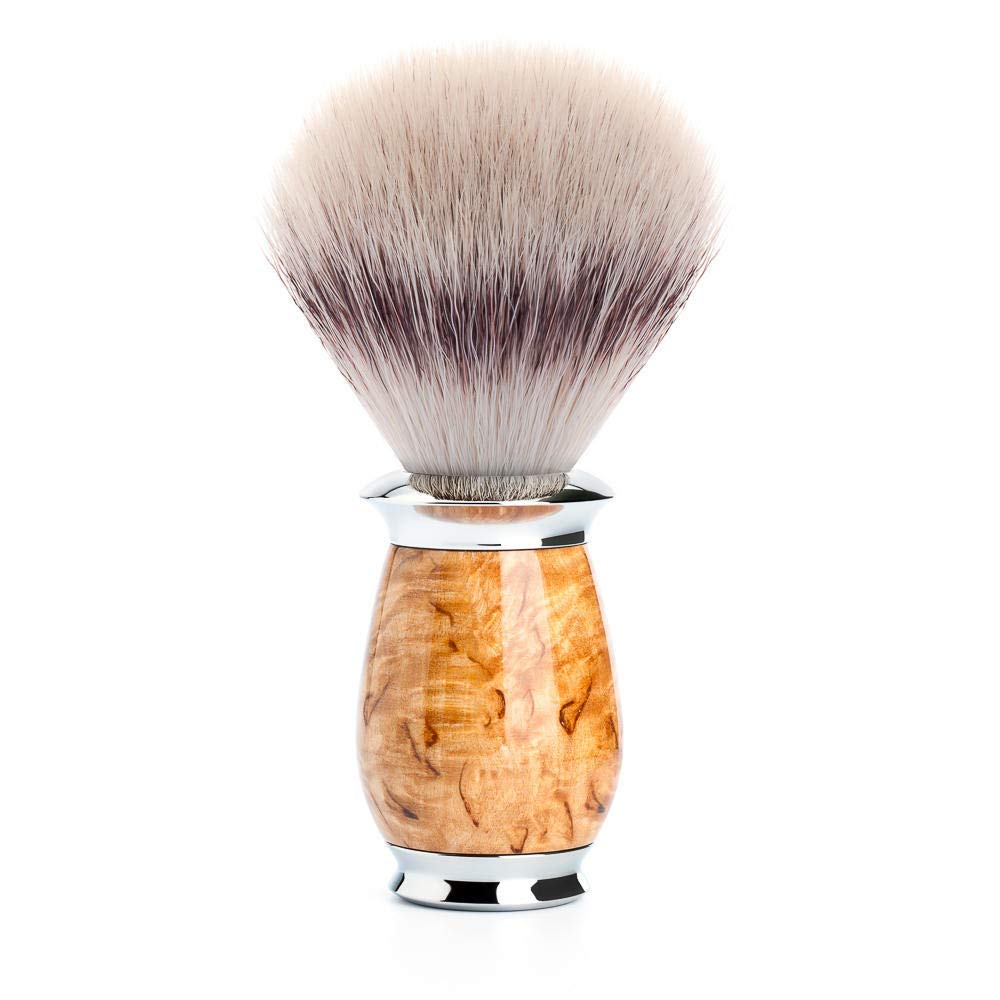 MÜHLE PURIST Karelian Masur Birch Silvertip Fiber Shaving Brush - Synthetic Luxury Shave Brush for Men, Rich Lather Beauty and Personal Care MÜHLE