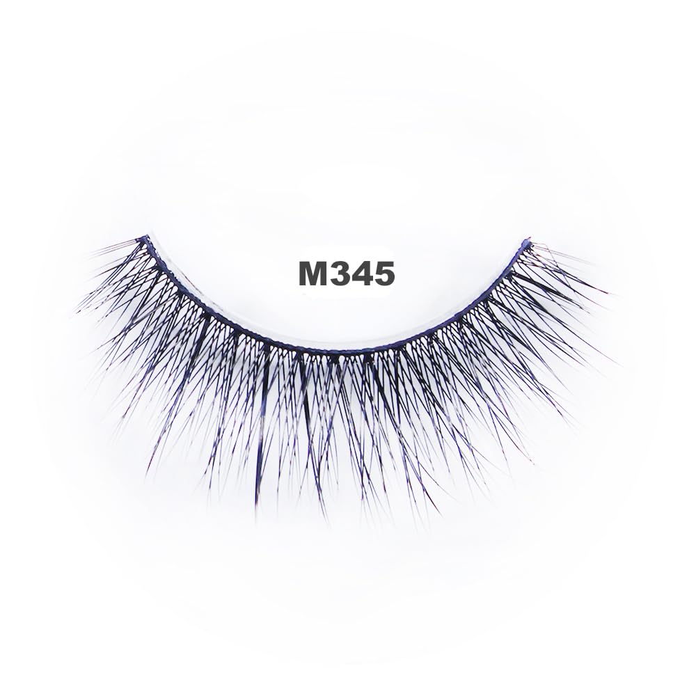 "4 Pairs" of Miss 3D Volume Tapered False Eyelash Extension M345 Beauty & Personal Care Miss Lash