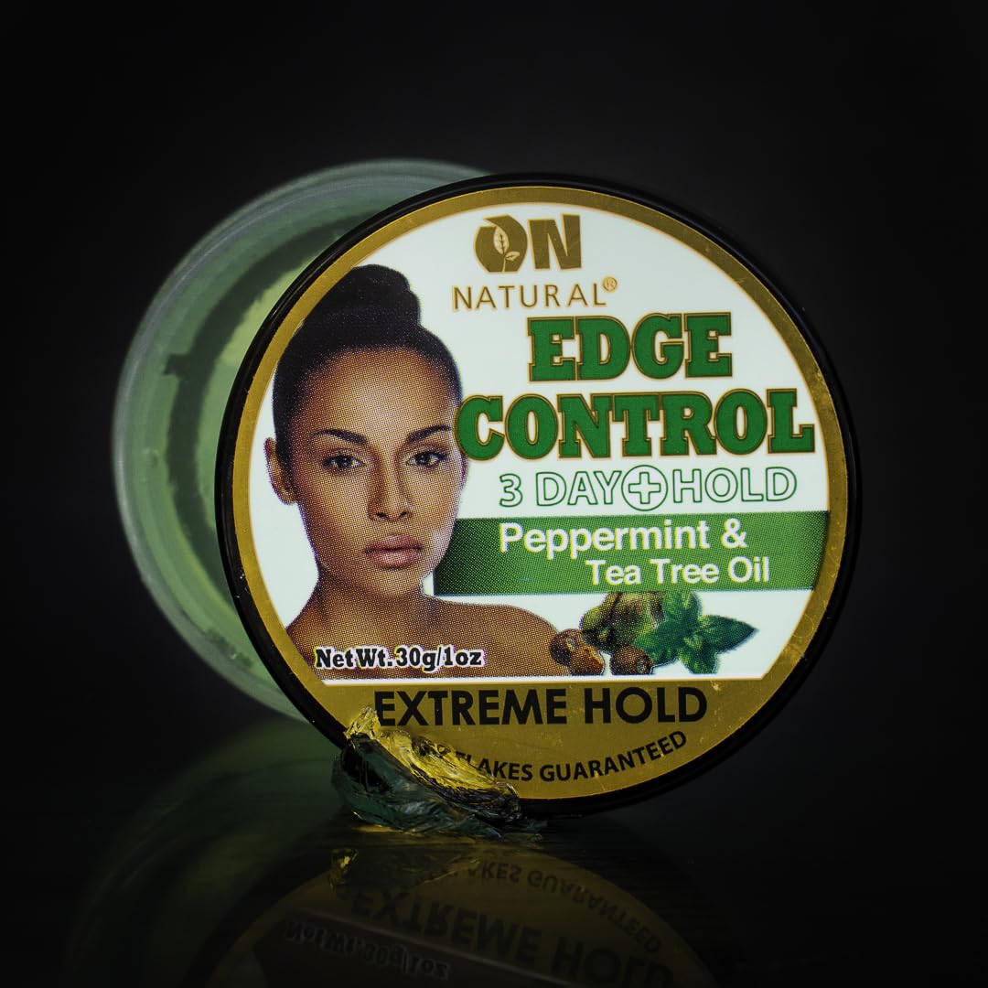 On Natural Edge Control Extreme Hold-Peppermint and Tea Tree Oil (3.4oz) Beauty & Personal Care On Natural