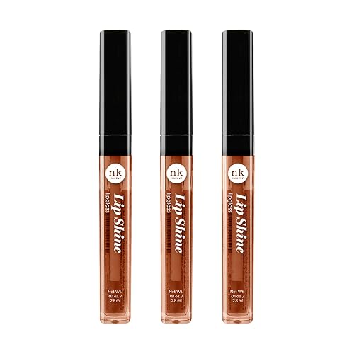NICKA K NEW YORK Lipshine, Cosmetics, vibrant colors, bright colors, shining lips, lip shine, long lasting (AMZ270) Beauty & Personal Care NICKA K NEW YORK