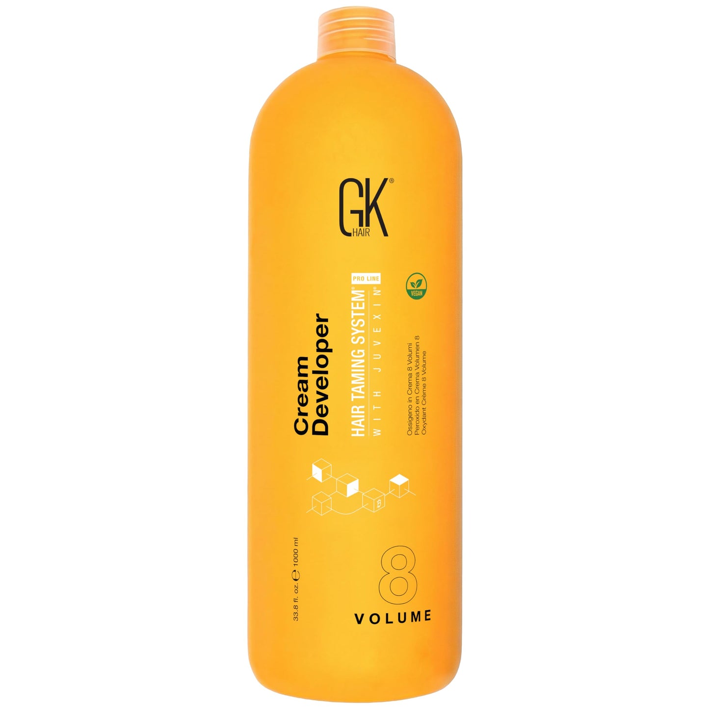 Global Keratin GK HAIR Professional Hair Creme 8 Volume Developer 33.8 Fl Oz for Hair Coloring Bleach - High-Performance Long Lasting Semi-Permanent Beauty & Personal Care GK HAIR
