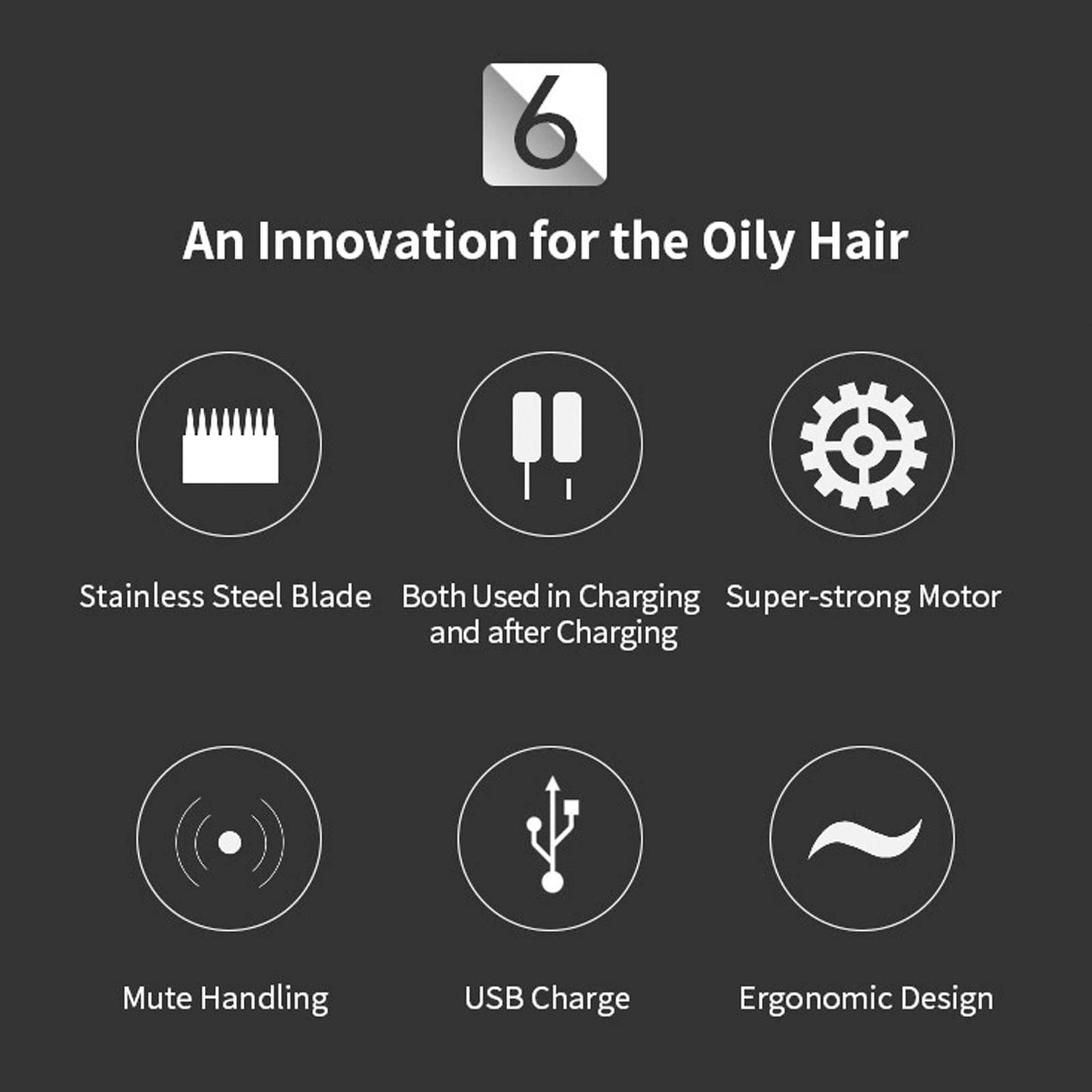 Haofy Hair Clipper, LCD Display Delicate Electric Hair Clipper Easy Cleaning Professional with 3 Combs for Outdoor Beauty and Personal Care Haofy