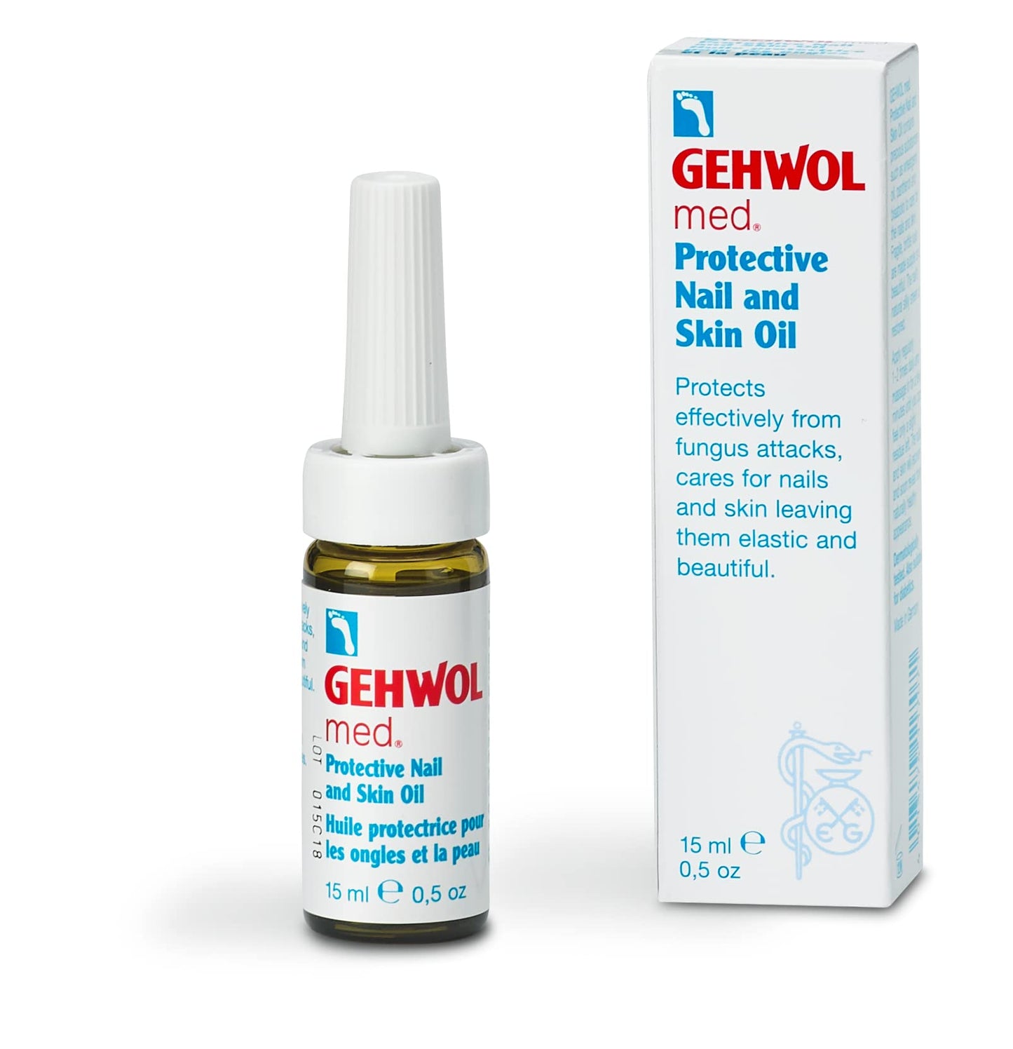 Gehwol Med Protective Nail & Skin Oil By Gehwol for Unisex , 15 ml/0.5 oz Beauty & Personal Care GEHWOL