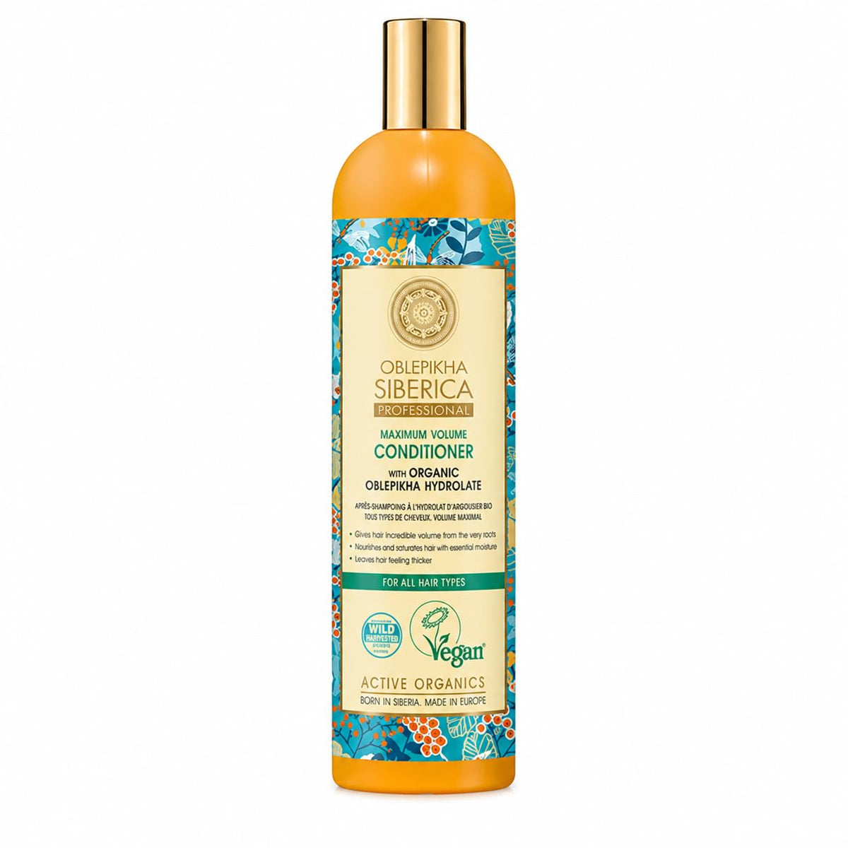 Natura Siberica Oblepikha Conditioner Maximum Volume for All Hair Types, 400 mL