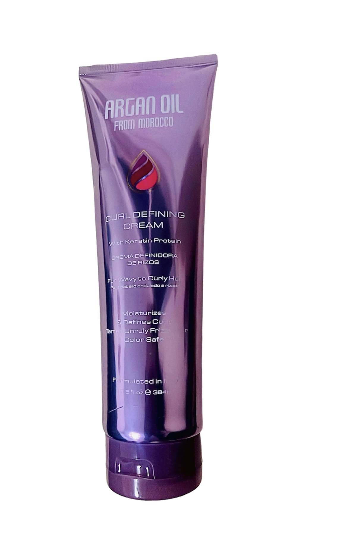 Argan Oil from Morocco Curl Defining Cream with Keratin & Silk Protein, 13 fl.oz. (384 ml) Beauty & Personal Care Argan