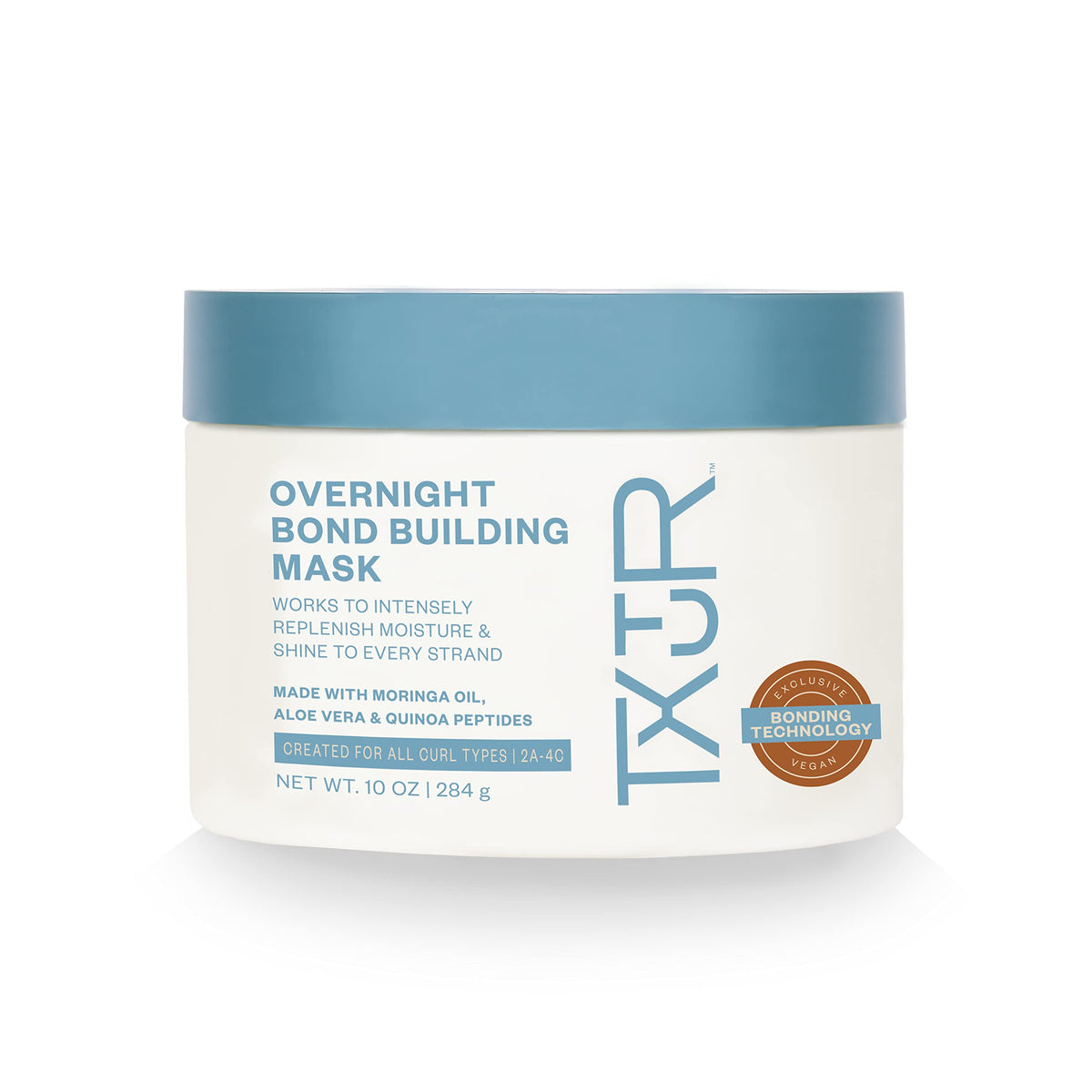 TXTUR Overnight Bond Building Mask, Deep Conditioning Hair Treatment That Delivers Intensive Hydration That Leads To Enhanced Shine, Softness, &