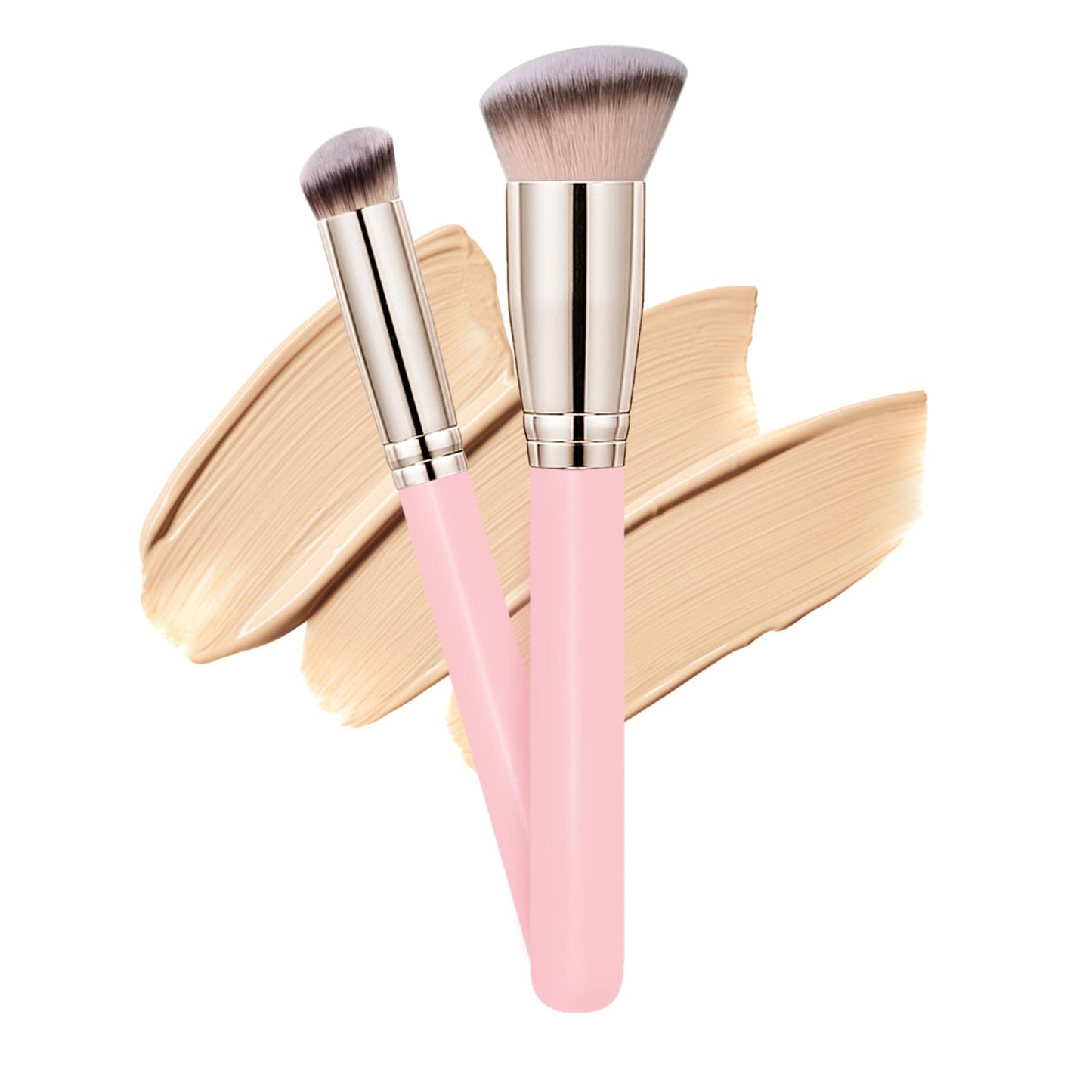 Makeup Brushes Dpolla Pro Foundation Brush and Flawless Concealer Brush Perfect for Any Look Premium Luxe Hair Contour Brush Perfect for Blending Beauty & Personal Care dpolla