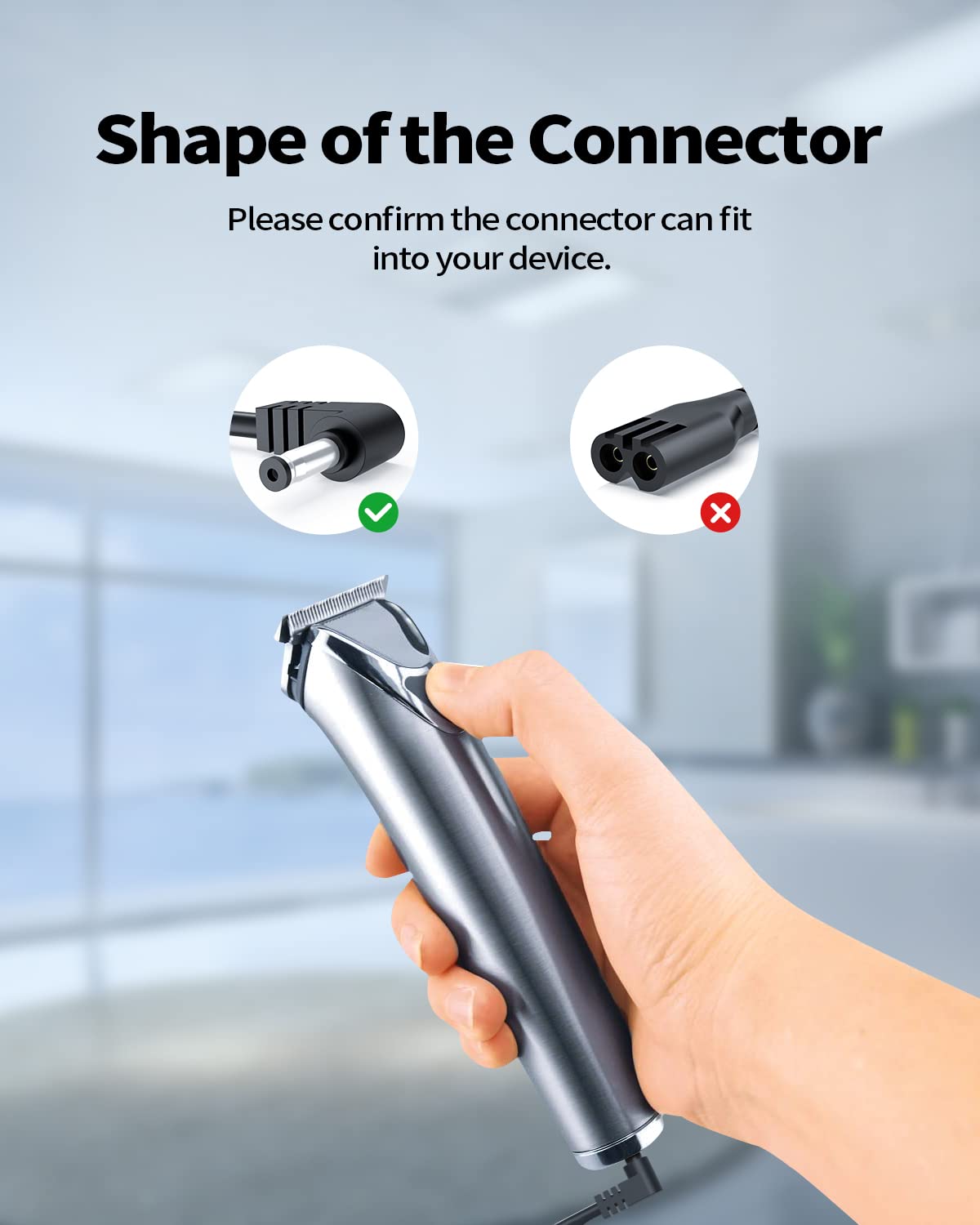 Charger Fit for Wahl Trimmer Model 9888L WNT-9 9818L 9854L 9918D WNT-8 5622 5623 9880L 9766 9918C 9854-600B Beard Grooming Clippers Shaver Razor Beauty and Personal Care Zondol