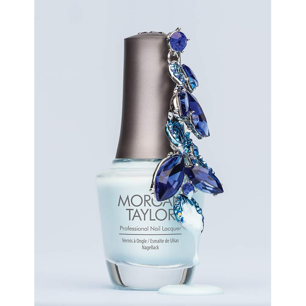 Morgan Taylor Nail Lacquer (Water Baby) Blue Professional Lacquer, Vibrant, Chip-Resistant, Fast-Drying, Long-Lasting, High-Shine, Perfect Beauty & Personal Care Morgan Taylor