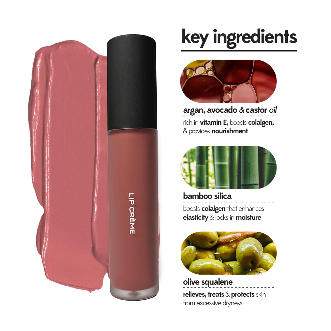 RUBY'S ORGANICS Liquid Lipstick Weightless Creme Finish | Silky Smooth Texture | Highly Pigmented, Soft Velvet Finish | Long Lasting Rich Color | Beauty & Personal Care RUBY'S ORGANICS