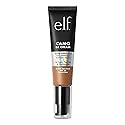e.l.f. Camo CC Cream, Color Correcting Medium-To-Full Coverage Foundation with SPF 30, Deep 510 C, 1.05 Oz (30g) Beauty & Personal Care e.l.f.