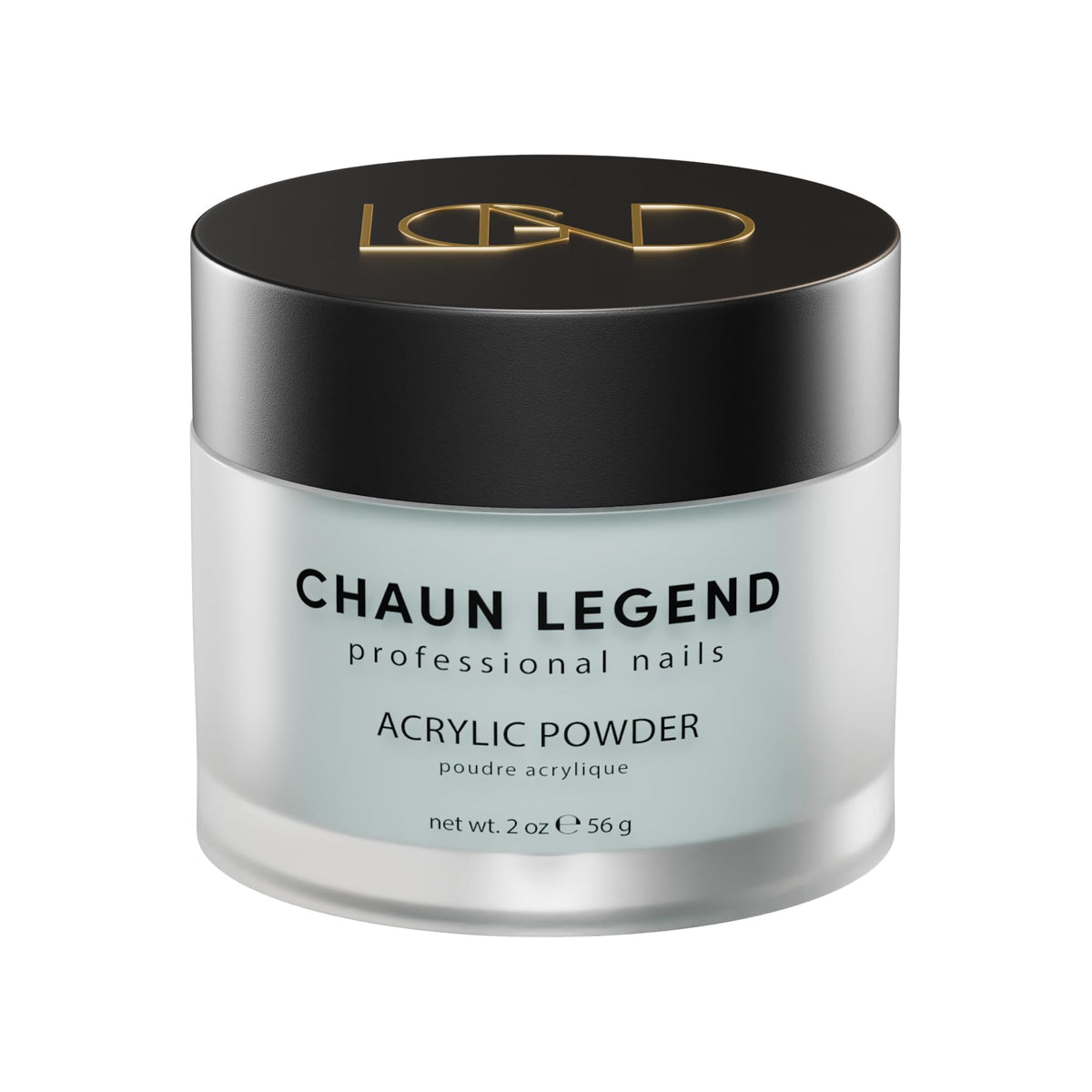 Chaun Legend Acrylic Powder, 2 Oz Long Lasting Salon Quality, Bubble Free, Self Leveling Professional Manicures, Fake Nails, Carving & Extensions