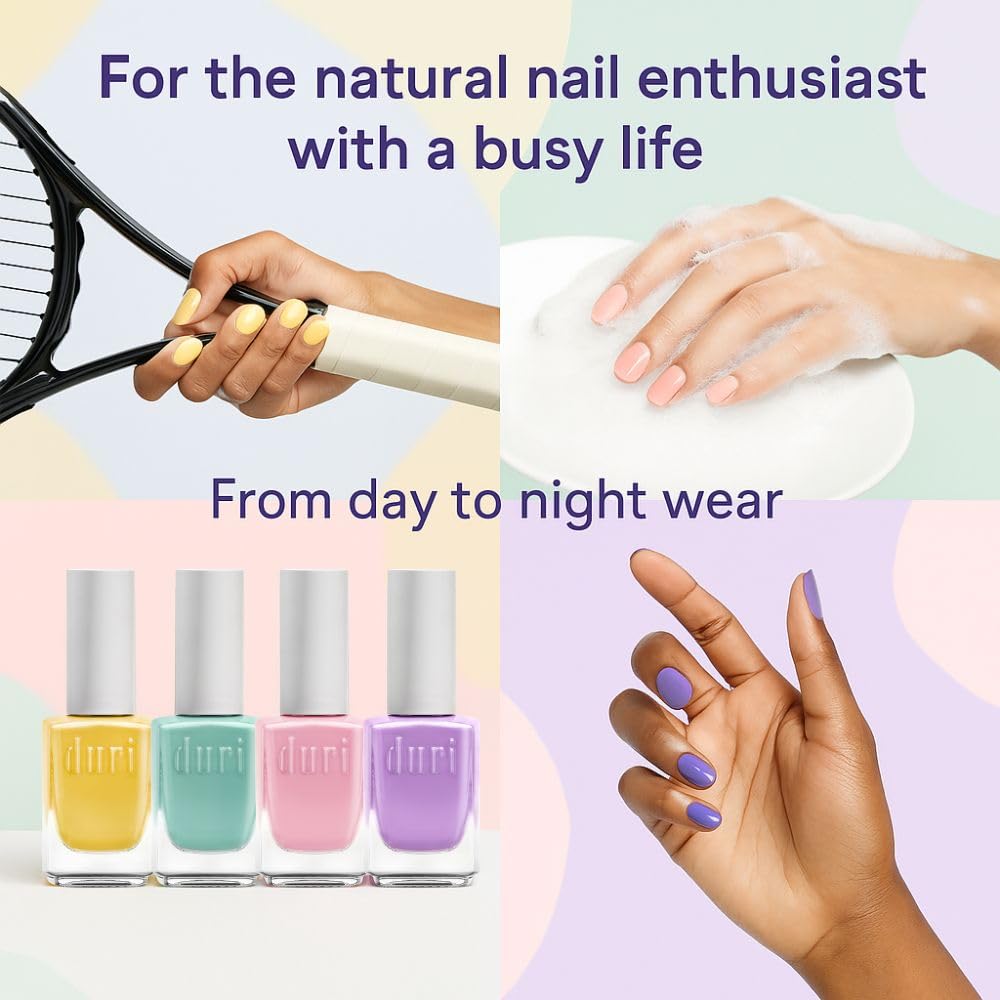 duri Nail Polish, 110S Lilac Dream, Pastel Lavendar Pink Beauty & Personal Care duri