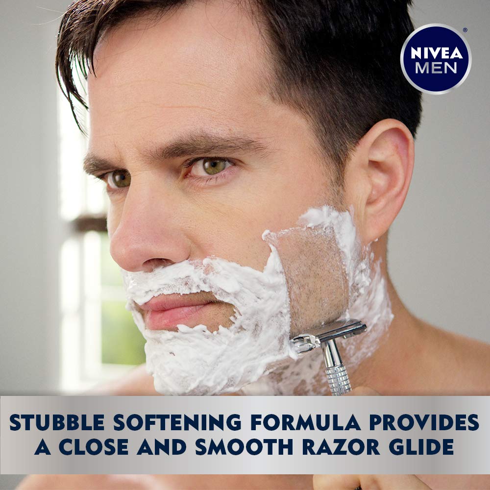 Nivea Men Sensitive Skin & Stubble Shave Gel - with Beard Softener For Men - 7 Ounce. Can Beauty and Personal Care NIVEA MEN