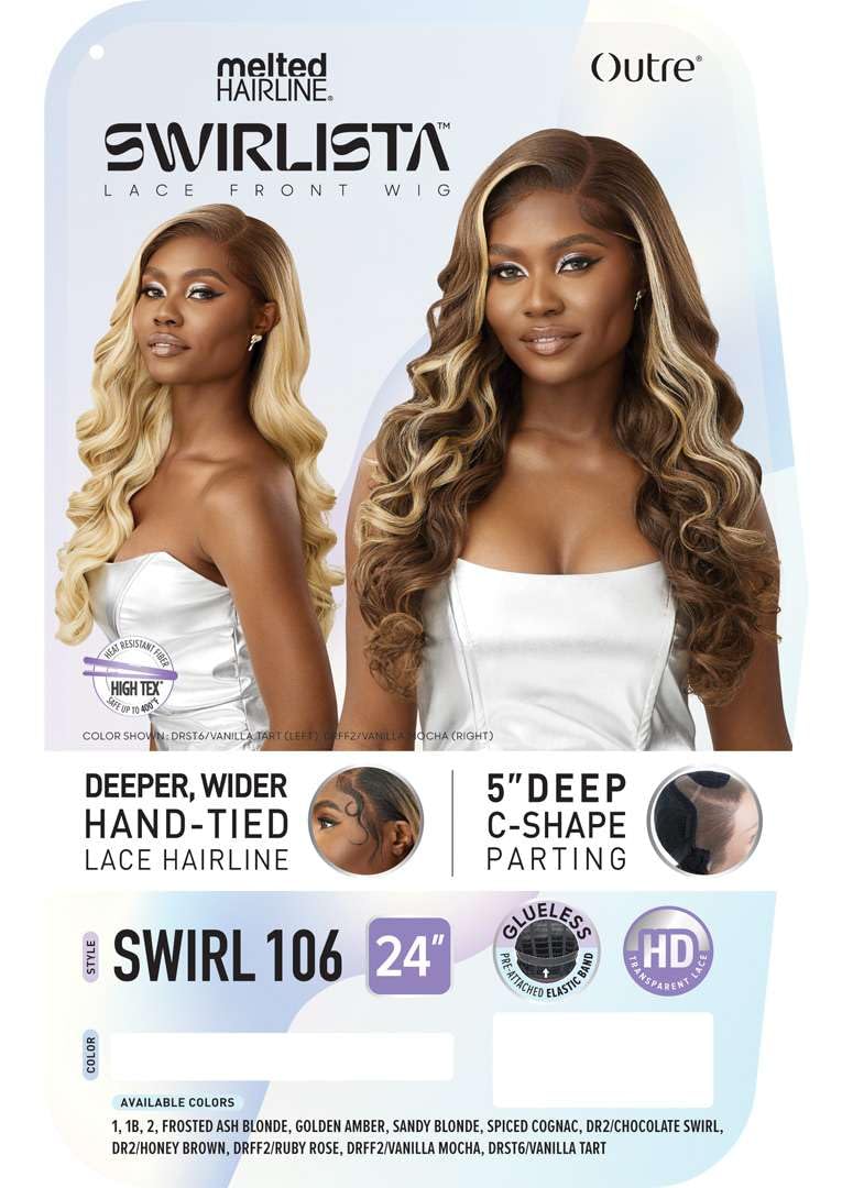 Outre Lace Front Wig - Melted Hairline - Swirlista - Swirl 106 (DRFF2/RUBY ROSE)