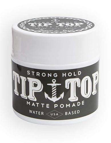 TIP TOP Matte Water Based Strong Hold Pomade 4.25oz Beauty & Personal Care TIP TOP