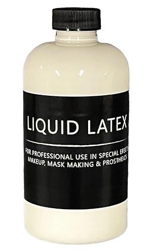 Liquid Latex 2 oz - Professional Grade for Special Effects Makeup and Mask Making - Dries Translucent Beauty & Personal Care ARZER