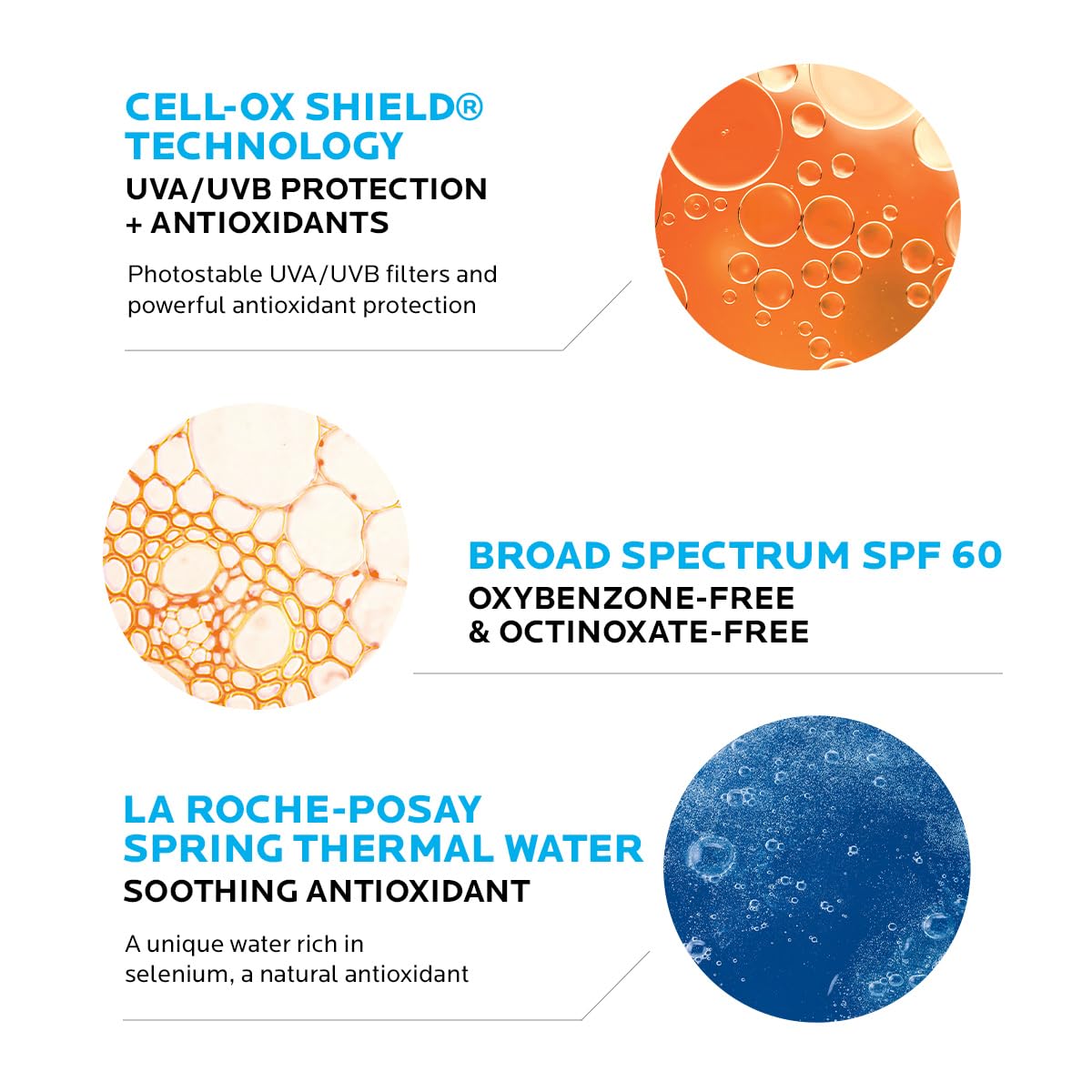 La Roche-Posay Anthelios Melt-In Milk Sunscreen SPF 60, Sunscreen For Body & Face, Broad Spectrum SPF + Antioxidants, Oil Free, Lightweight & Fast Beauty & Personal Care La Roche-Posay
