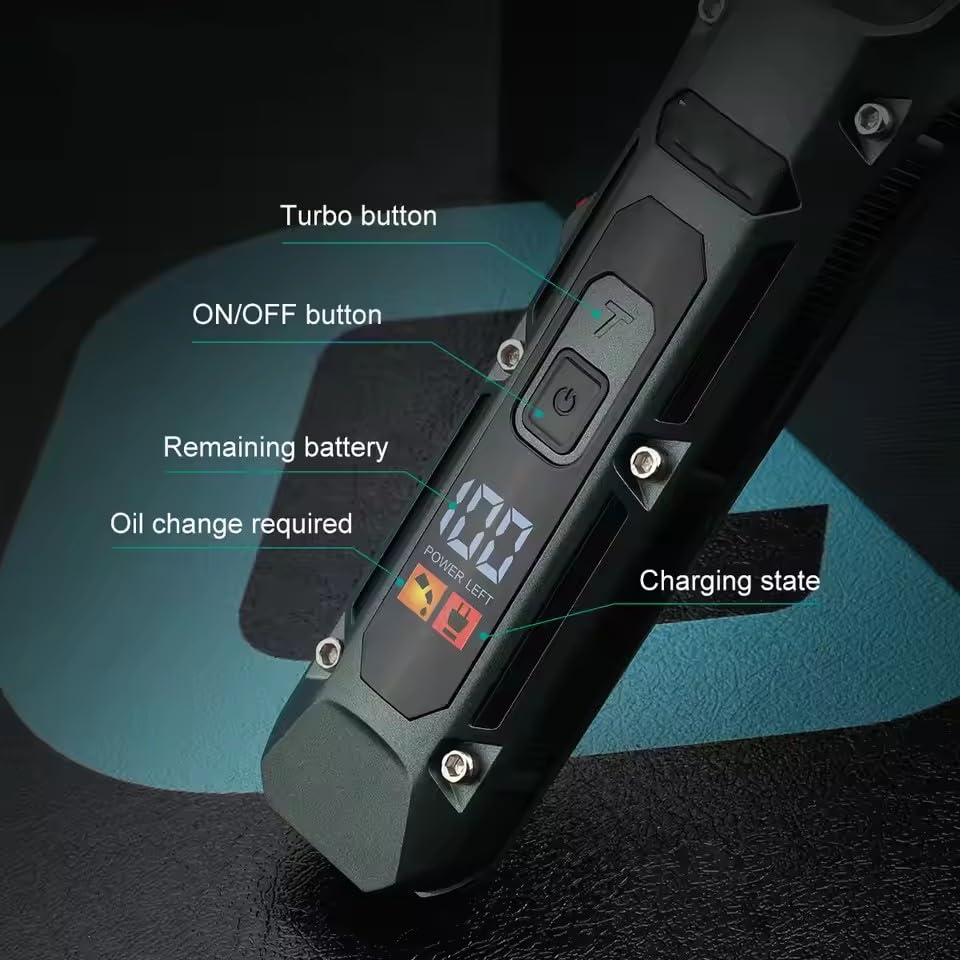 QDKVTNDJZ Professional Hair Clippers for Men- High Powerful Motor with Diamond-Like Carbon Coating Ceramic Blade, Mens Cordless Cutting Machine Set Beauty and Personal Care QDKVTNDJZ
