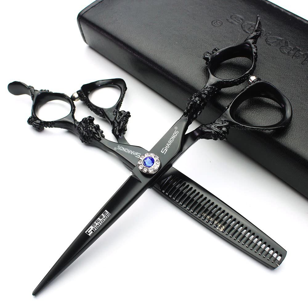 Professional Barber Scissors 6-inch Efficient Scissors with Cutting Kit