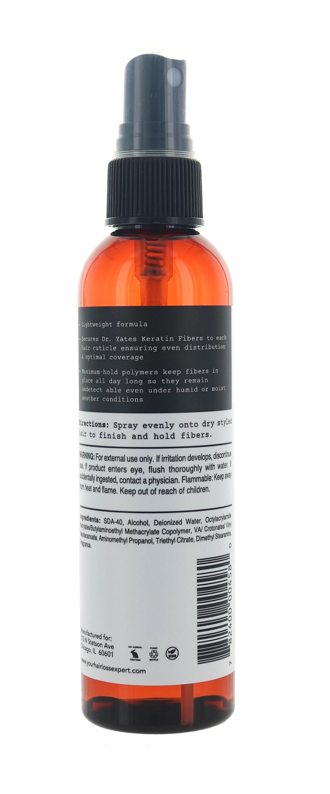 Dr. Yates MD - Holding Spray, Non-Sticky, Lightweight, Easy to Wash Out, Lasting Hold (4 Fl Oz) Beauty & Personal Care Dr. Yates MD hair + science