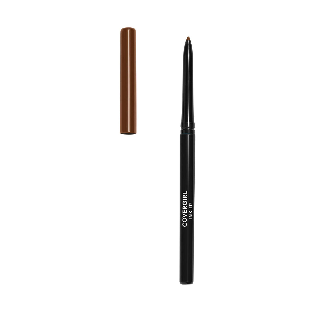 COVERGIRL Ink It! Perfect Point Plus Waterproof Eyeliner, Cocoa Ink 260 (1 Count) (Packaging May Vary) Self Sharpening Long Lasting Waterproof
