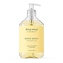 Deep Steep Liquid Hand Wash, Lemongrass Jasmine, 17.6 oz - Moisturizing Cleanser with Olive Oil, Aloe Vera, Glycerin & Hyaluronic Acid - Vegan, Clean Beauty & Personal Care Deep Steep