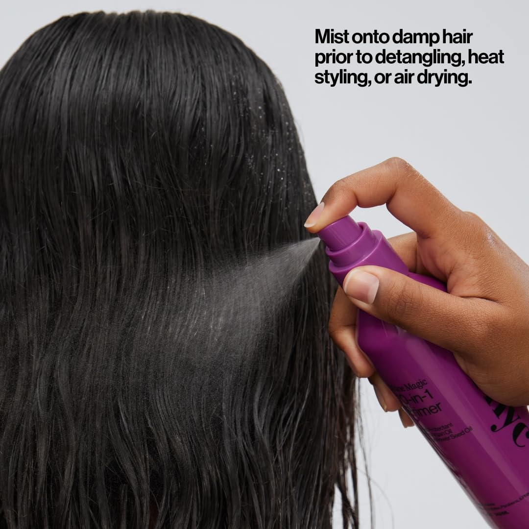 Eva NYC Mane Magic 10-in-1 Heat Protectant - Anti-Frizz Heat Protection Spray - Sunflower + Argan Oil - Blow Dry Spray + Detangler for Medium + Thick Beauty & Personal Care EVA·NYC