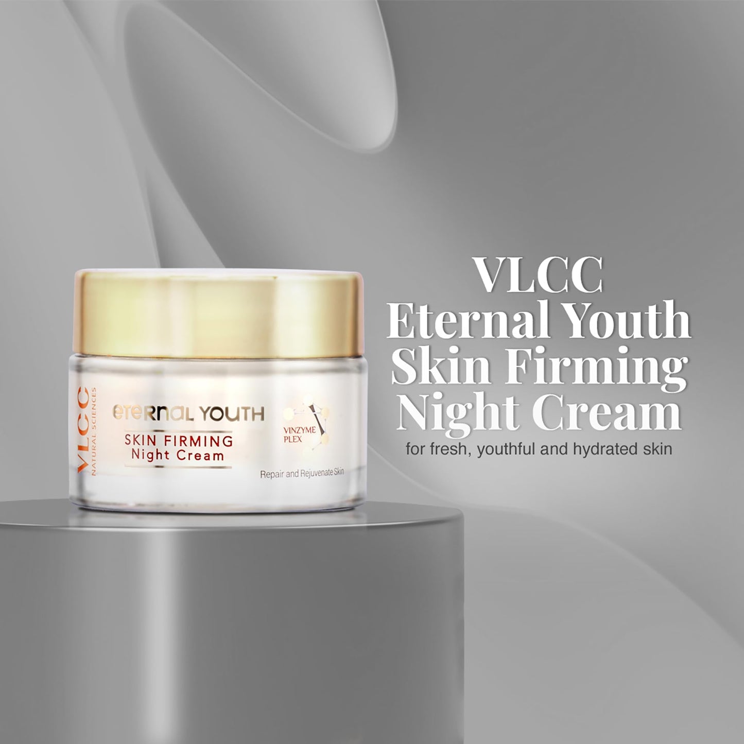 VLCC Eternal Youth Skin Firming Night Cream - Face Moisturizer - Hydrating Night Cream for Women - Lightweight and for All Skin Types - 1.7 oz Beauty & Personal Care VLCC
