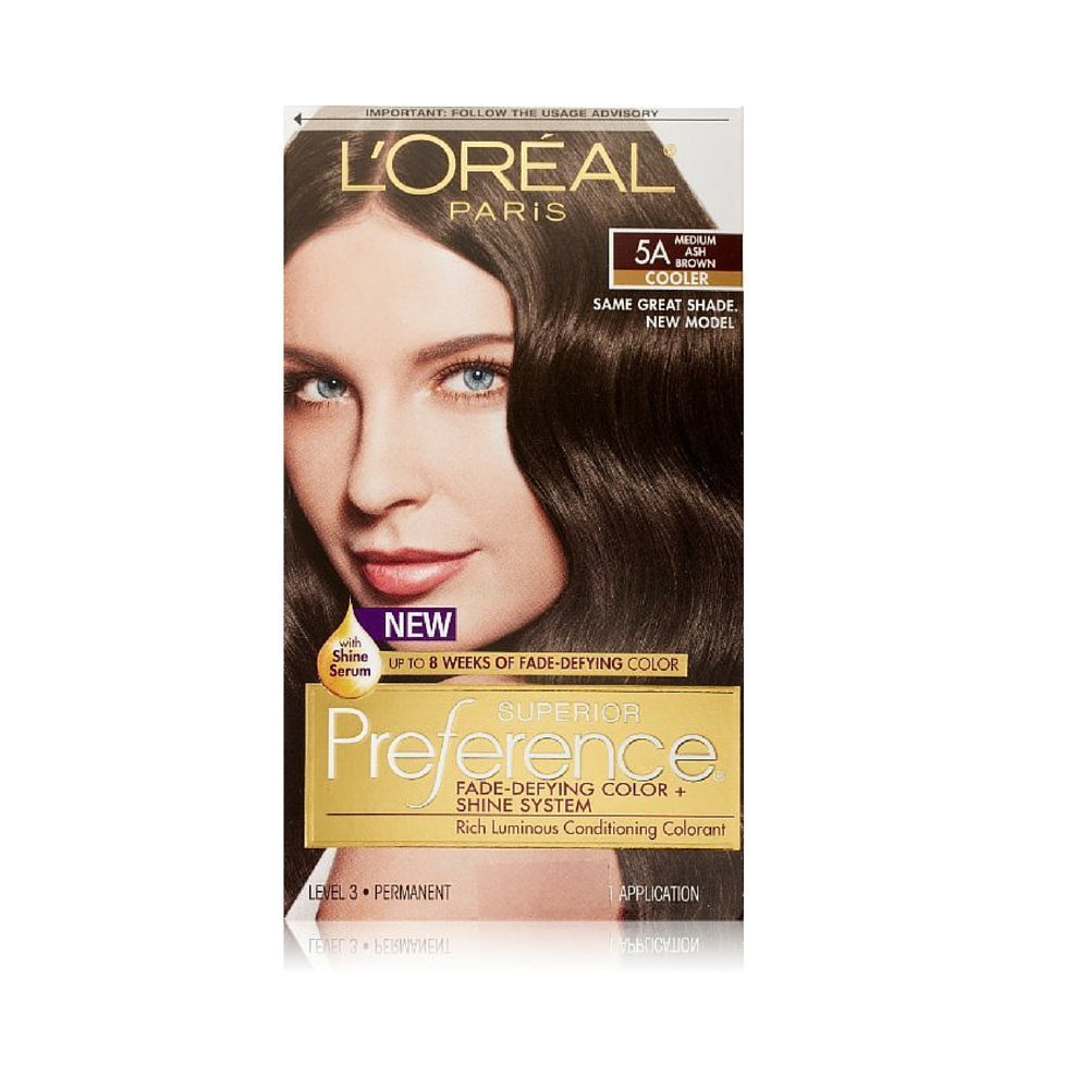L’Oreal ParisSuperior Preference - 5A Medium Ash Brown (Pack of 3) Beauty & Personal Care L'Oreal Paris