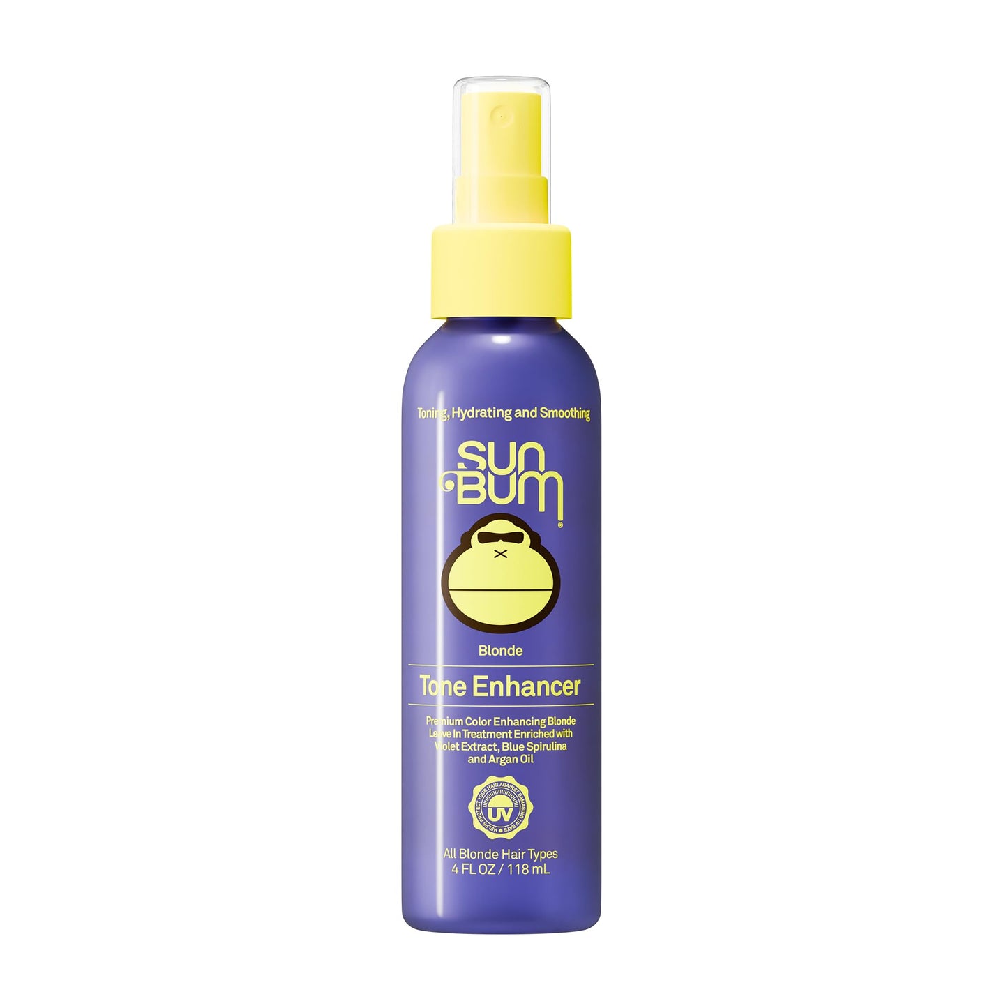 Sun Bum Blonde Tone Enhancer - Neutralizes Brass and Enhances Color and Shine of Blonde Hair - Protecting Toner against UV Rays - Made Without Beauty & Personal Care Sun Bum