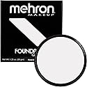 Mehron Makeup Foundation Greasepaint | Stage, Face Paint, Body Paint, Halloween Makeup 1.25 oz (38 g) (WHITE) Beauty & Personal Care Mehron