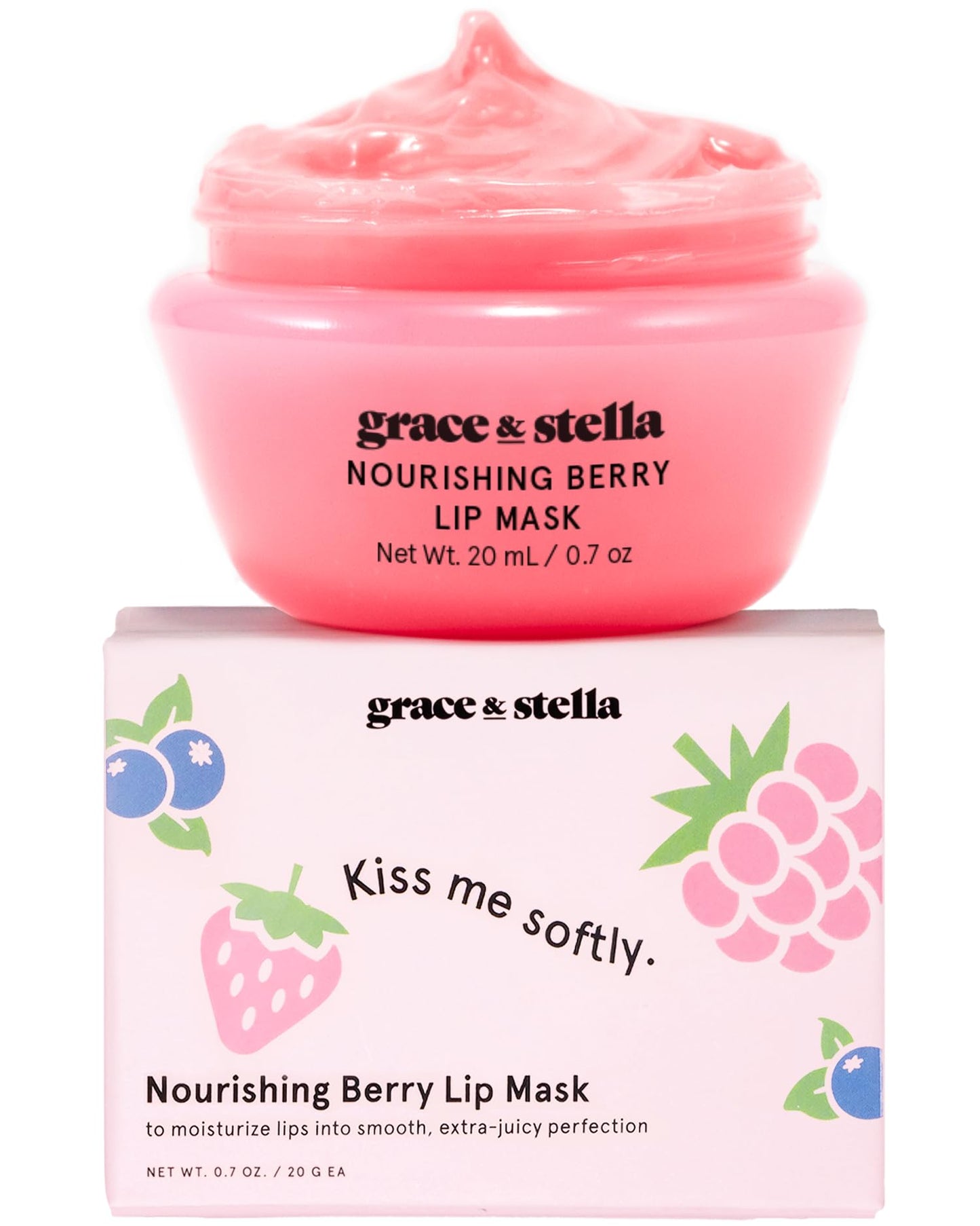 grace & stella Award Winning Lip Butter - Hydrating Lip Balm - Nourishing Lip Mask (1-pack) Travel Essentials, Travel Size Toiletries, Birthday Gifts Beauty and Personal Care grace & stella