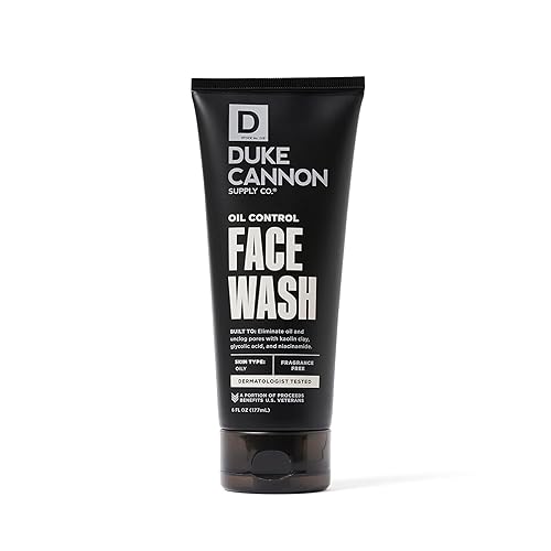 Duke Cannon Oil Control Face Wash Coil Miner, Fragrance free - 6 ounce Beauty & Personal Care Duke Cannon Supply Co.