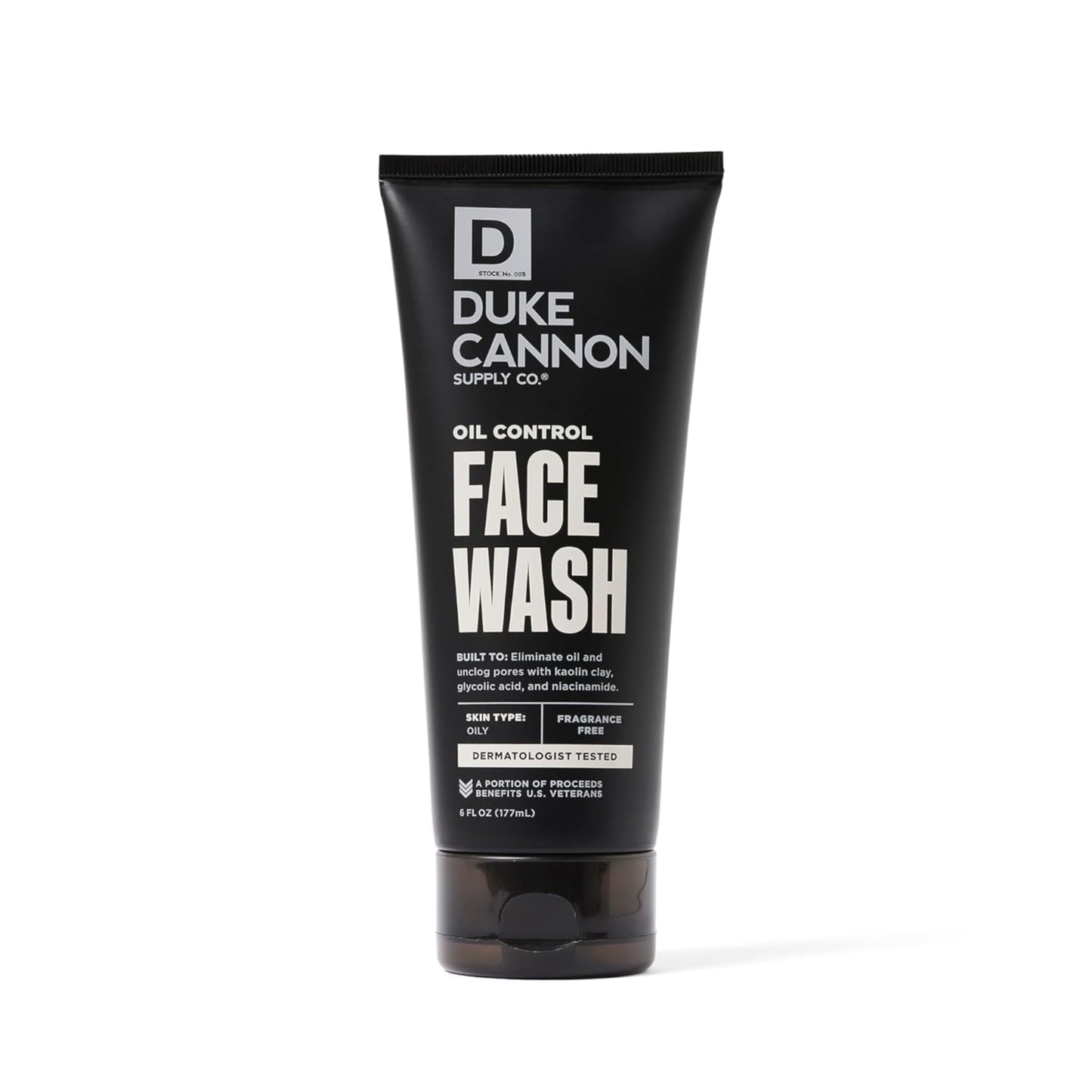 Duke Cannon Oil Control Face Wash Coil Miner, Fragrance free - 6 ounce Beauty & Personal Care Duke Cannon Supply Co.