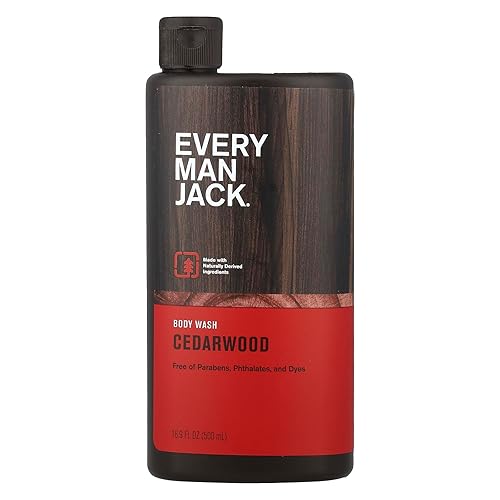 Every Man Jack Body Wash and Shower Gel Cedarwood, 16.9 Ounce Beauty & Personal Care Every Man Jack
