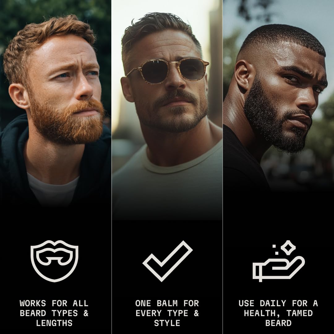 Striking Viking Beard Balm for Men -2 Oz (1 Pack), Blue Ocean - Leave in Beard Conditioner - Styling Balm Made with Naturally Derived Beard Butter Beauty and Personal Care Striking Viking