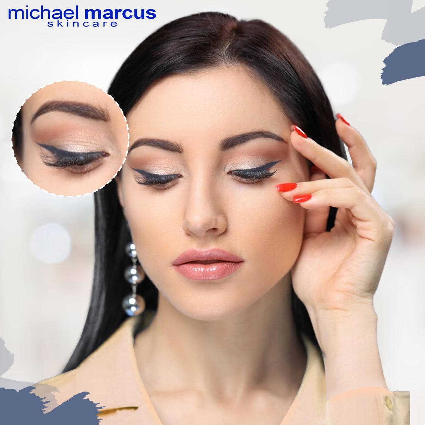 michael marcus Makeup Cake Eye Liner (Twilight) - Water Activated Dry Pressed, Long-Lasting, Vibrant Color & Smudge Resistant Eyeliner - Cruelty Beauty & Personal Care michael marcus